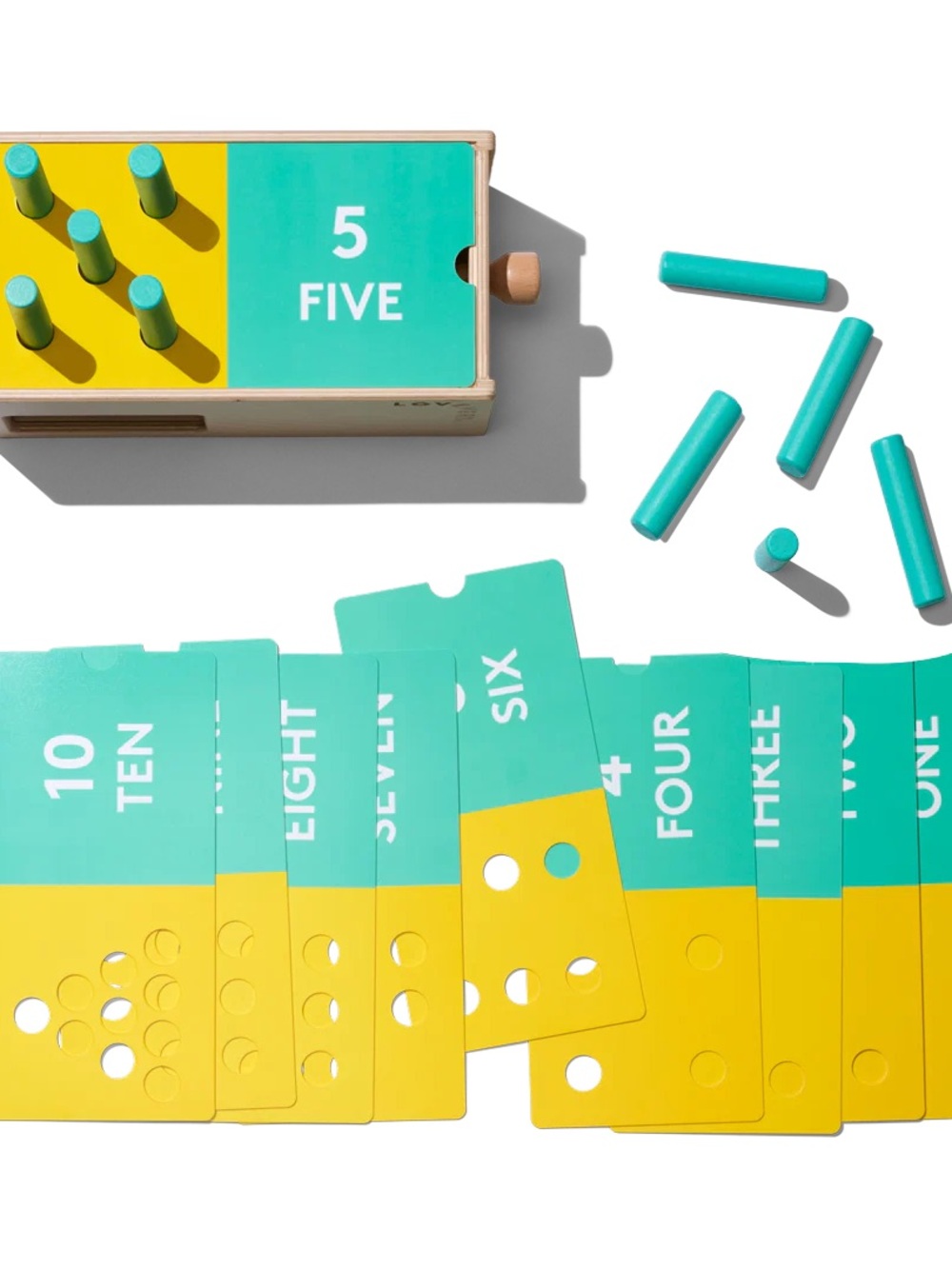LOVEVERY Wooden Counting Box